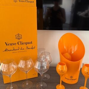 Veuve Clicquot Orange Ice Bucket Set